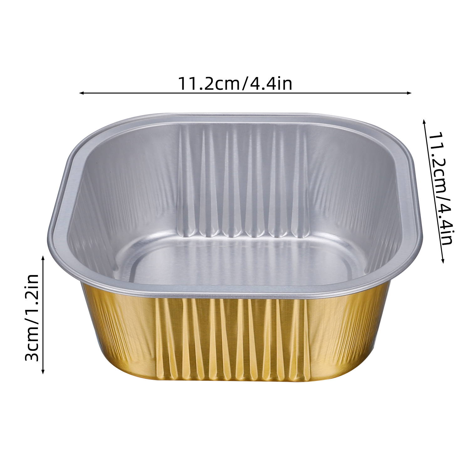 10 Pcs foil pans with lids foil baking pans Tin Foil Pan Small