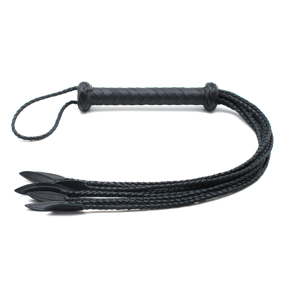 Sm Flogger Leather Whip Faux Leather Whips Bondage Sex Toy - Temu