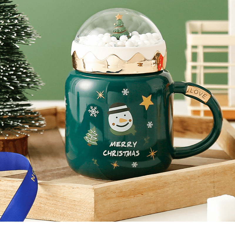 Creative Mug Christmas Theme Cup Trendy Cute Water Cup - Temu
