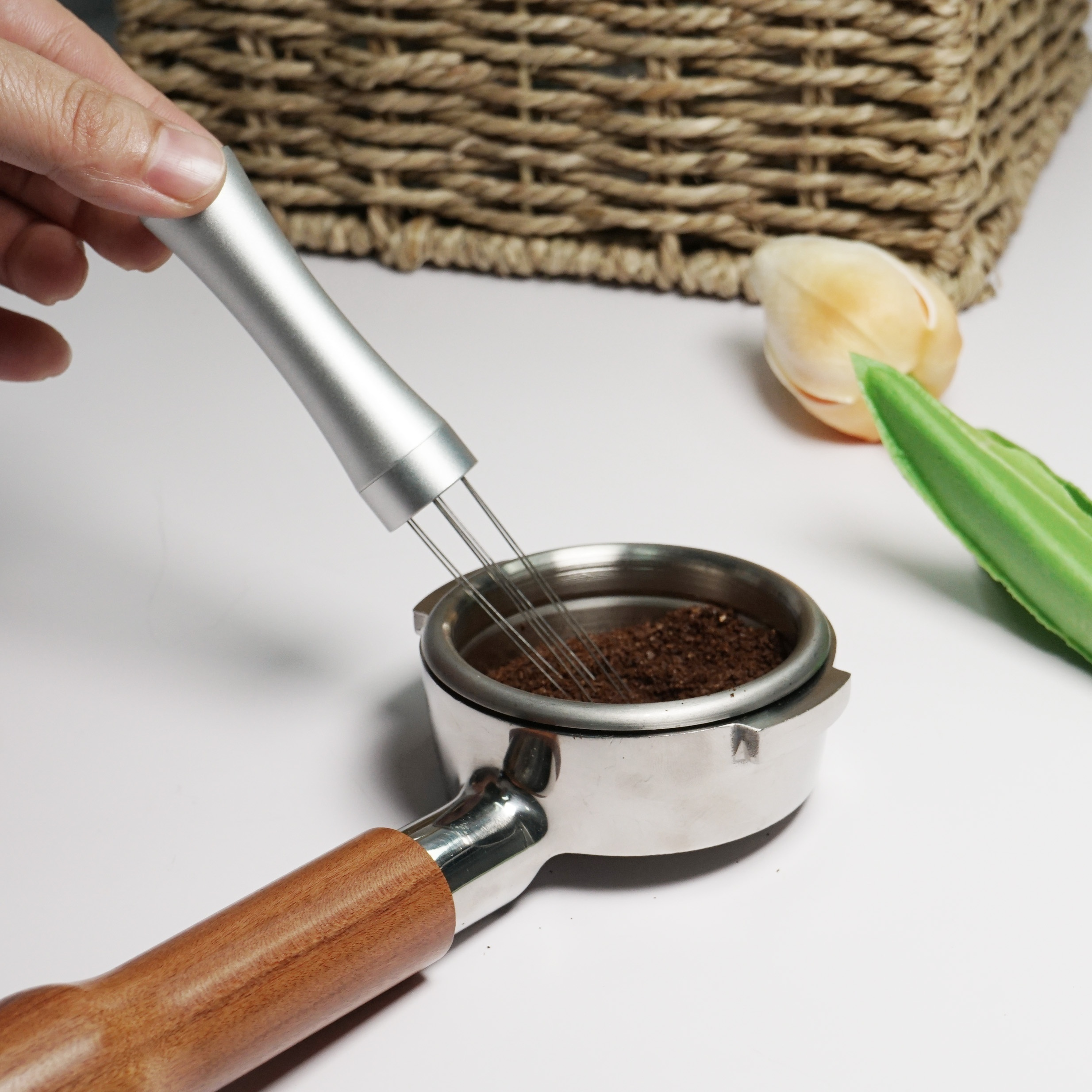 Coffee Espresso Needle Tool Stirrer Whisk Matcha Tamper Stirring