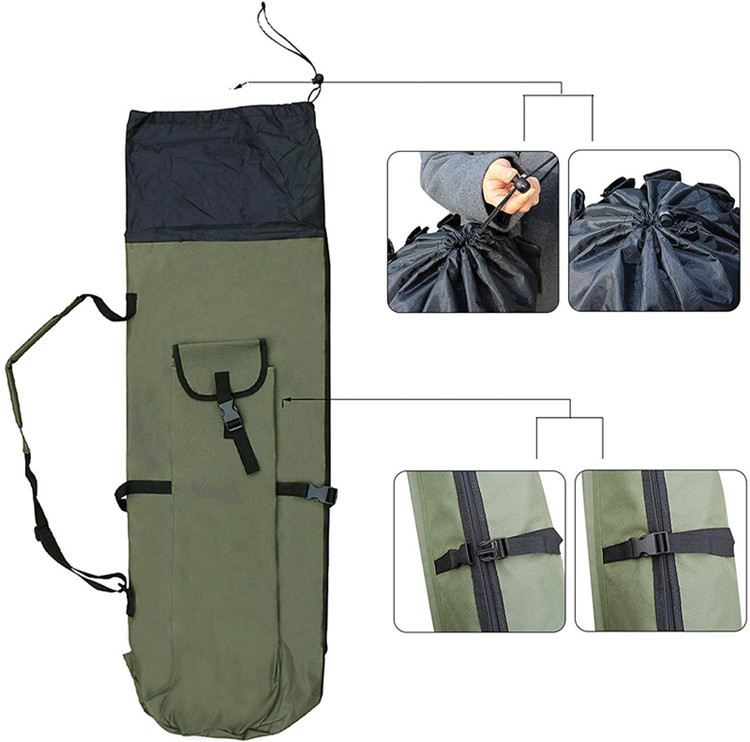 Pole Case, Tent Pole Bag, Pole Carrying Case, Waterproof Multifunction  Lightweight Ground Nail Container Bag Fishing Rod Storage Bag Camping  Outdoor