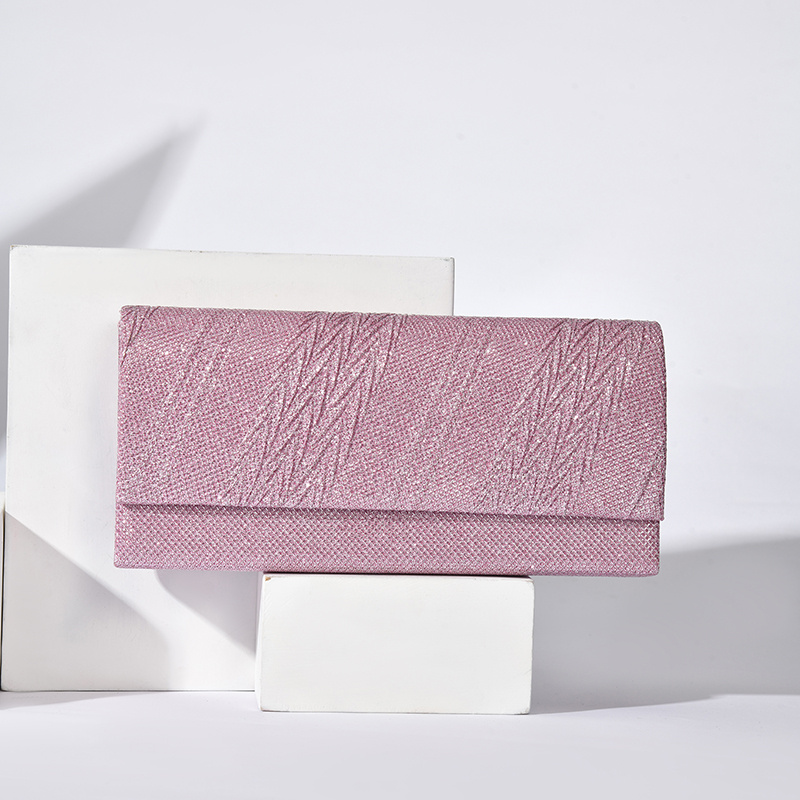 Glitter Evening Clutch Bag Women's Flap Purse Chain Shoulder Bag