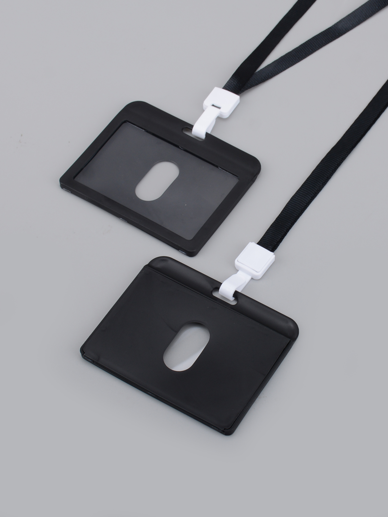 Badge Durable Black Card Holder Lanyard Combo Temu