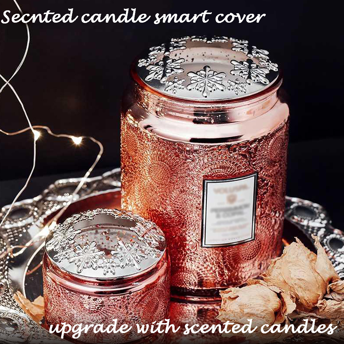 Alloy Candle Lids Candle Toppers Jar Candle Accessories With - Temu