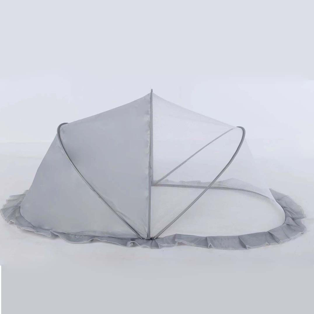 Portable Baby Mosquito Net with Light, Foldable & Windproof
