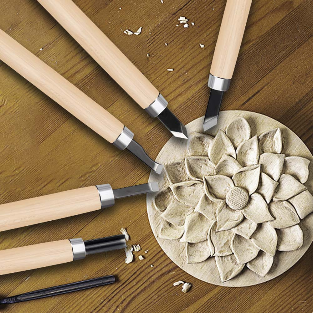 Cuchillos para tallar madera