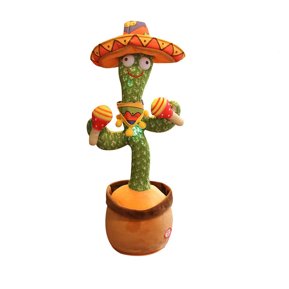 Objetos Decorativos Figuras Regalo De Cumpleaños Bailando Cactus