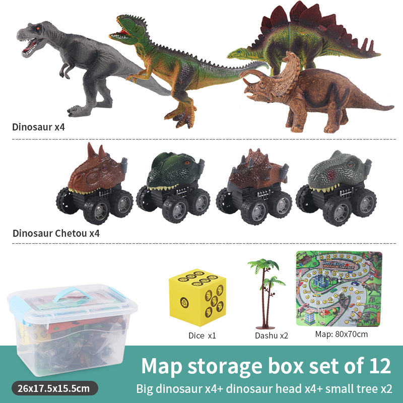 Dinosaure Jouets pour Enfants 3-5 - Dinosaures Réalistes W / Tapis de Jeu  et Arbres - Jeu Éducatif pour Créer un Monde Dino, Y Compris le T-Rex,  Triceratops, Stegosaurus pour les Enfants