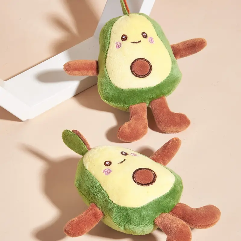 1pc Interactive Avocado Plush Dog Toy for Chew and Play - Perfect for Dogs and Cats