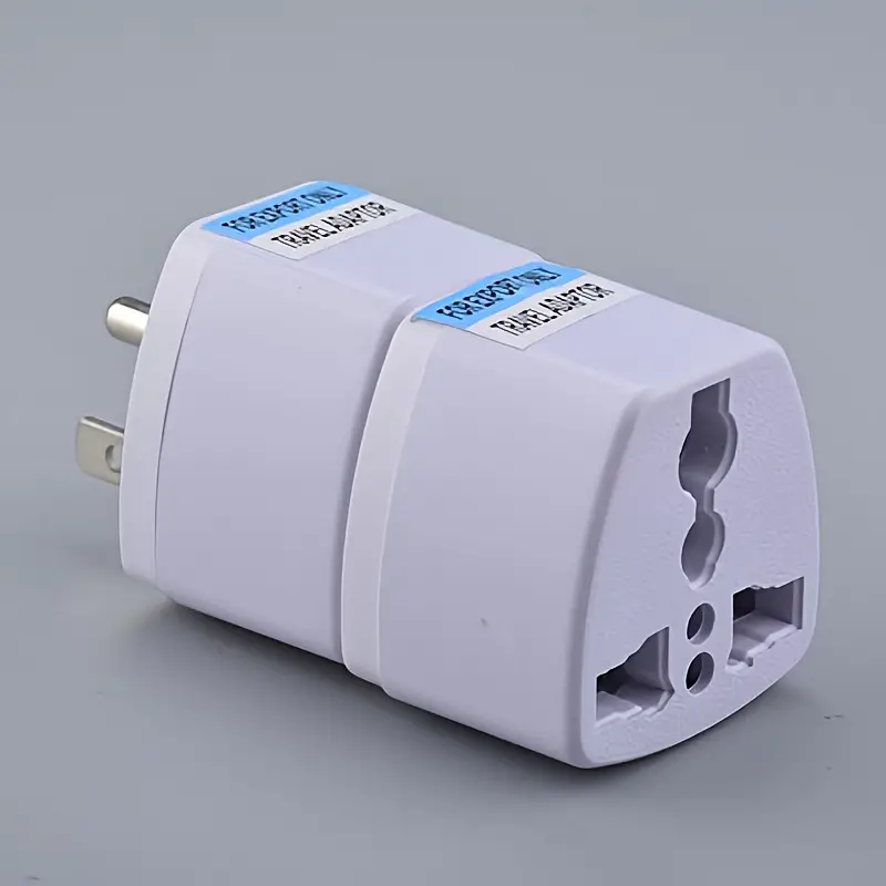 universal 3 pin travel au uk eu to us ac power plug power adapter converter outlet home travel wall plug details 1