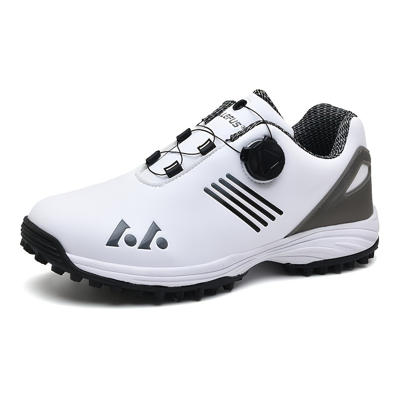 

Chaussures de golf pour hommes, baskets de sport imperméables antidérapantes avec bouton pivotant