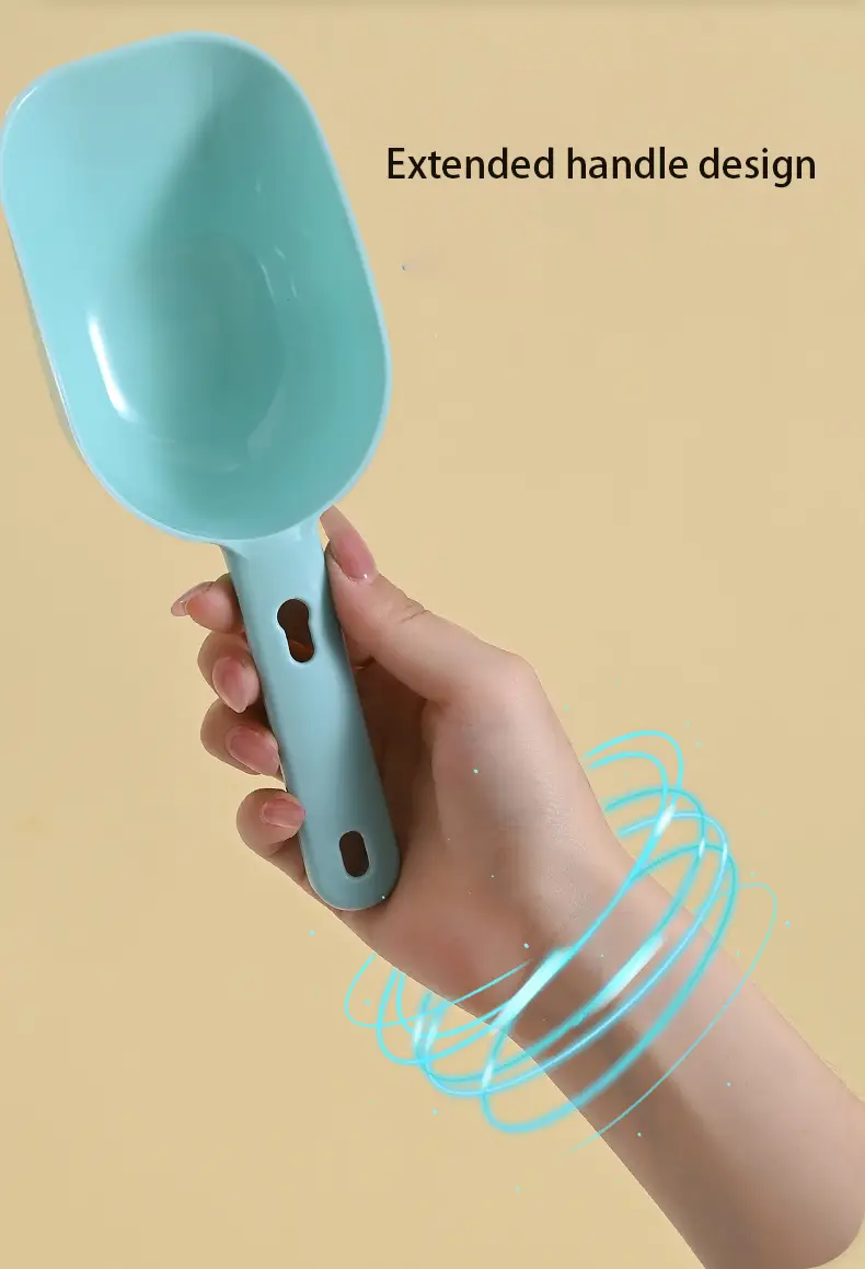 1 peça colher de comida para animais de estimação de cor doce para cachorro, gato, detalhes de cores aleatórias 3