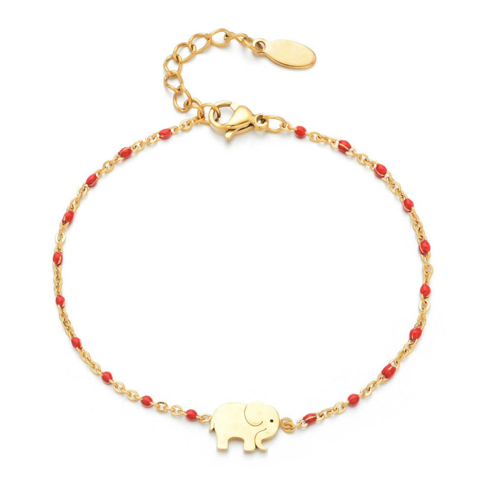 Elephant pull hot sale chain bracelet