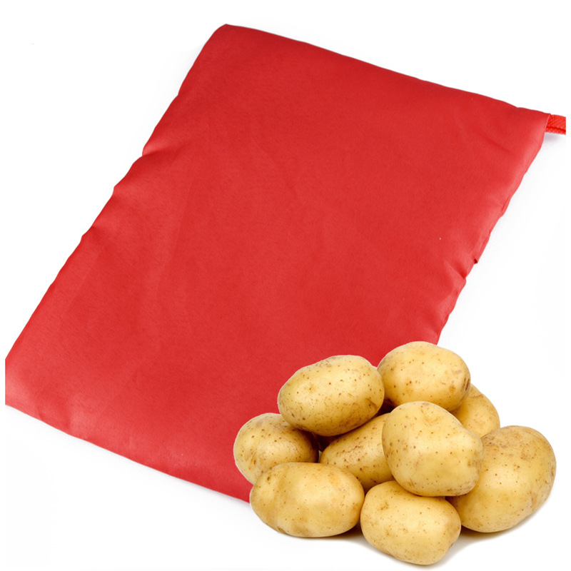 JQYXSS - Bolsa para patatas para microondas, 1 bolsa reutilizable para  cocinar papas para microondas, buen tamaño y se adapta fácilmente a 4 papas