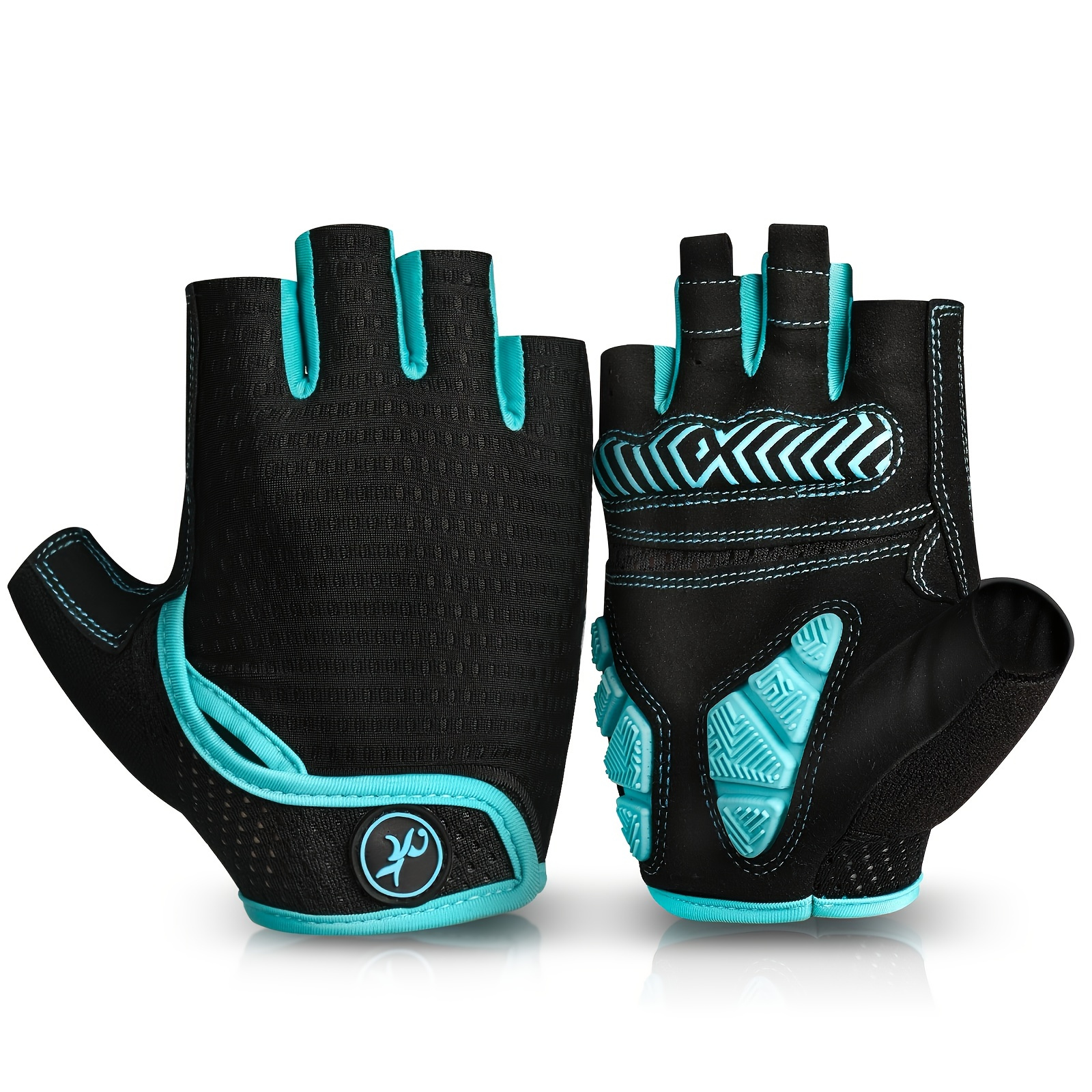 turquoise mtb gloves