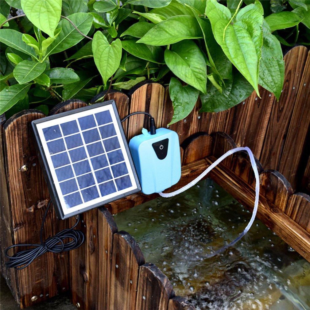 Solarpowered Aquarium Air Pump With Usb Charging Efficient