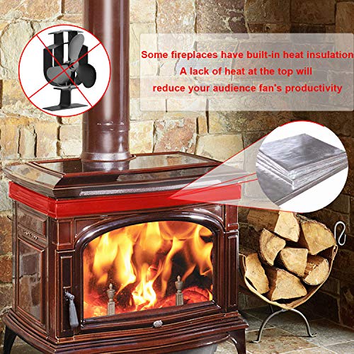 RHAFAYRE Ventilateur de poêle à feu, alimenté par la chaleur pour poêle à  bois, ventilateurs de