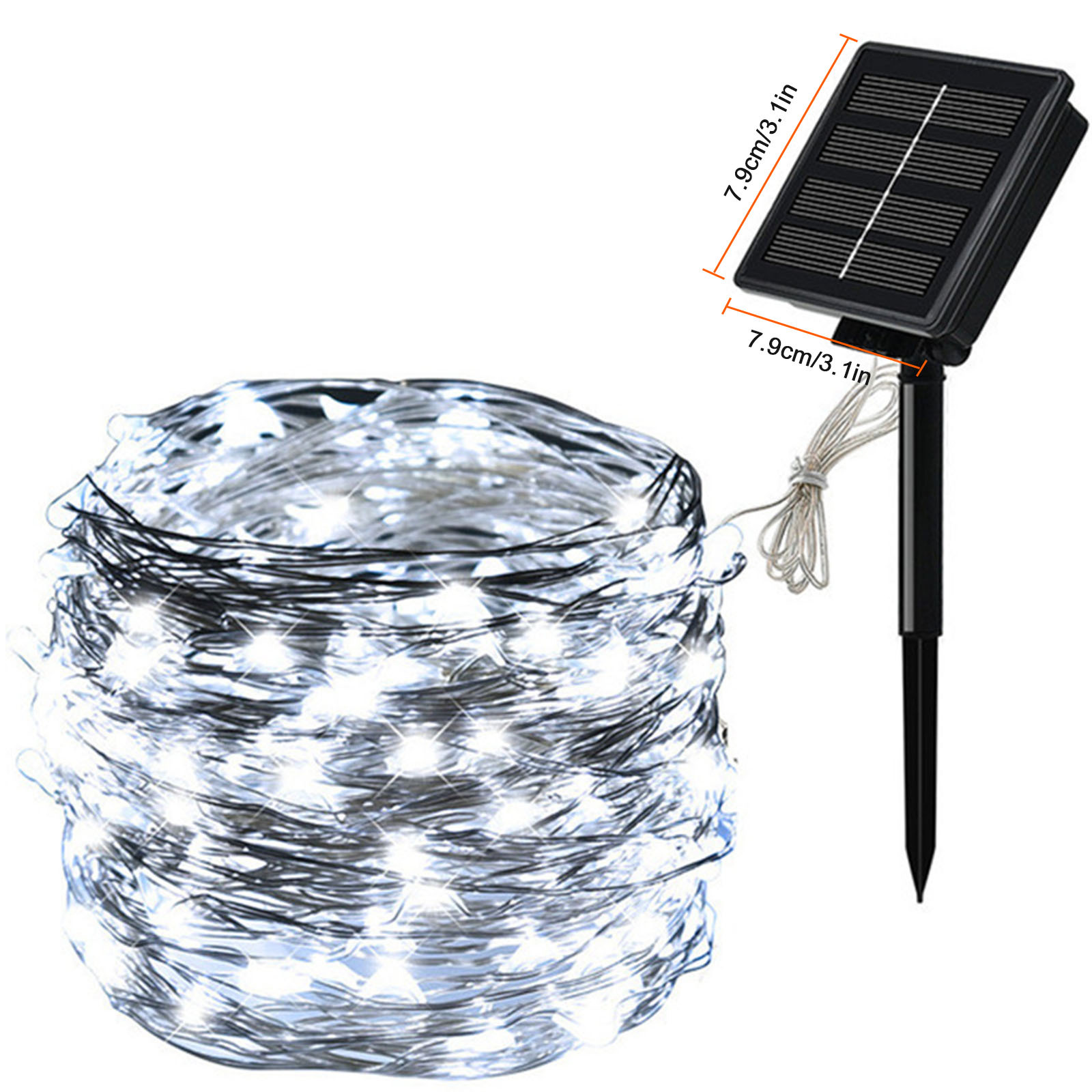 LED Solar Fairy Garland String Lights Waterproof Outdoor Christmas Decor