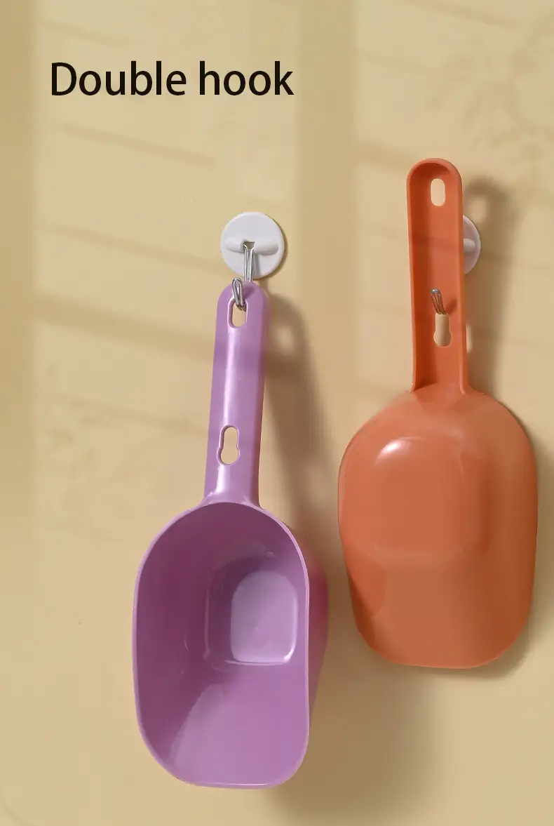1 peça colher de comida para animais de estimação de cor doce para cachorro, gato, detalhes de cores aleatórias 2