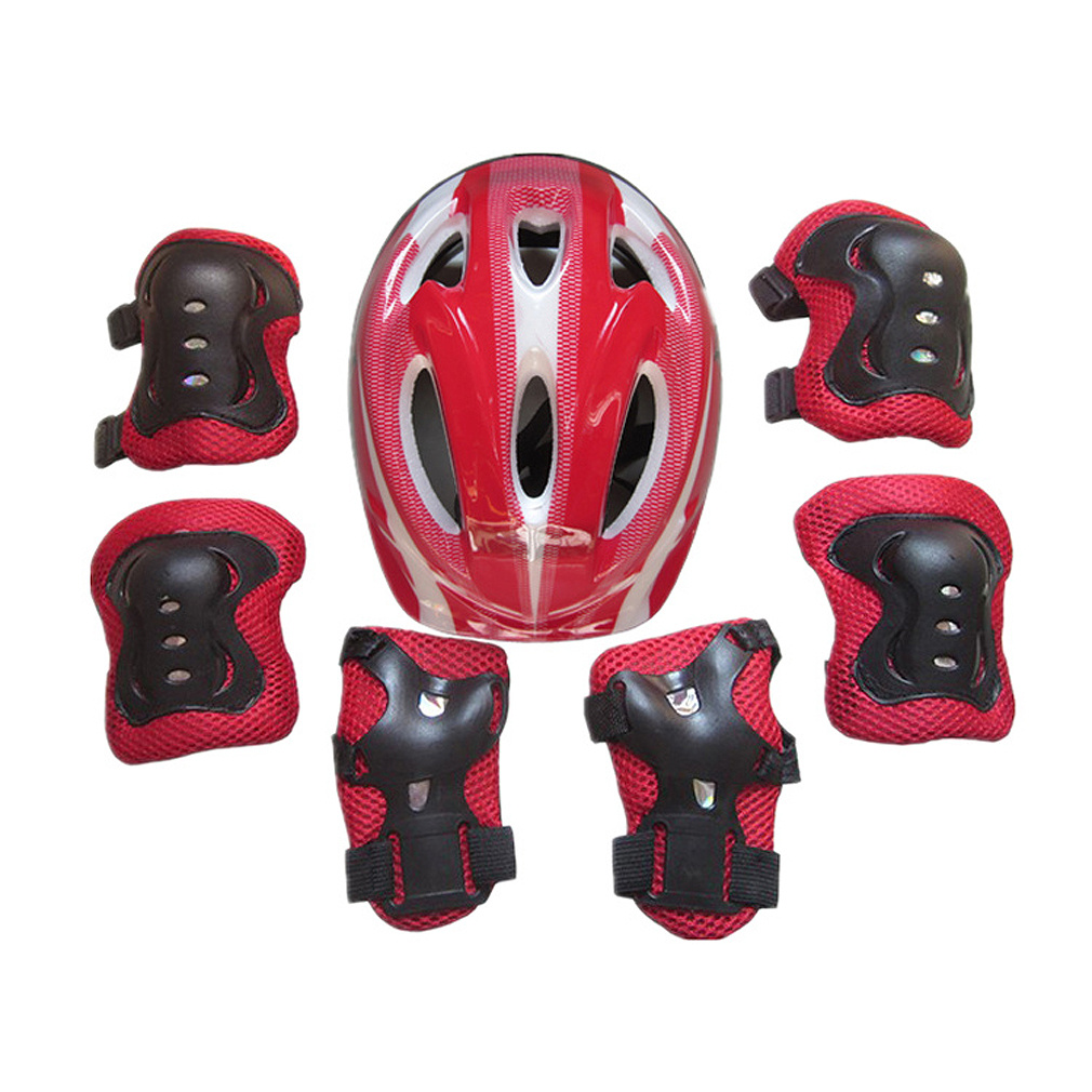 Casco y coderas para niños hot sale