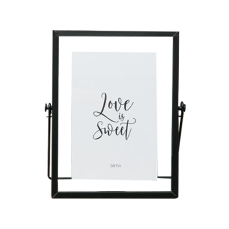 The White Company Fine Black Easel Frame, Size 4x6 - Black