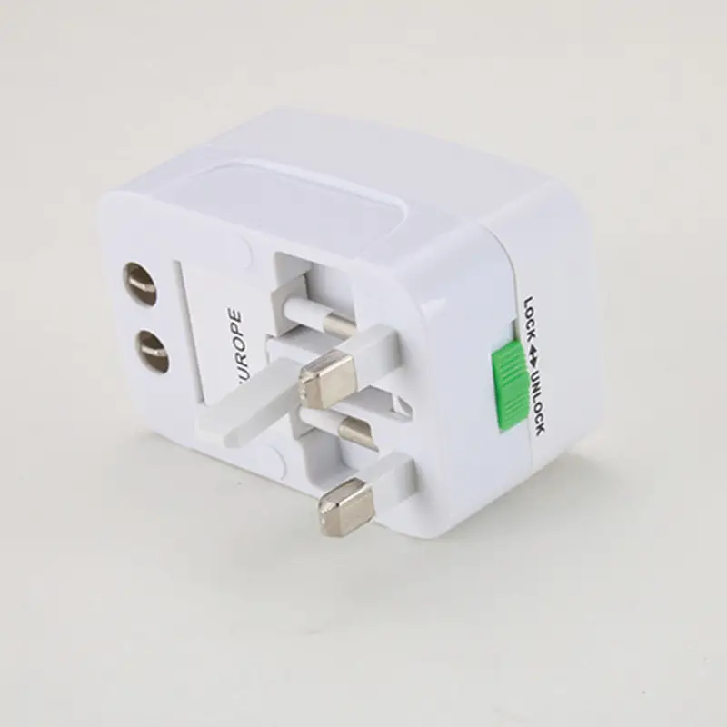 portable worldwide universal power adapter converter all in one international out of country travel wall  plug for wall plug input in usa eu uk france italy australia india outlets by cellet details 1