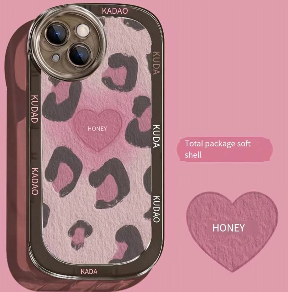 Cute Leopard Phone Shockproof Case for iPhone 14 Pro Max 13 Mini 12 11 XS 8 7 e Cute Leopard Phone Shockproof Case for iPhone 14 Pro Max 13 Mini 12 11 XS 8 7 e