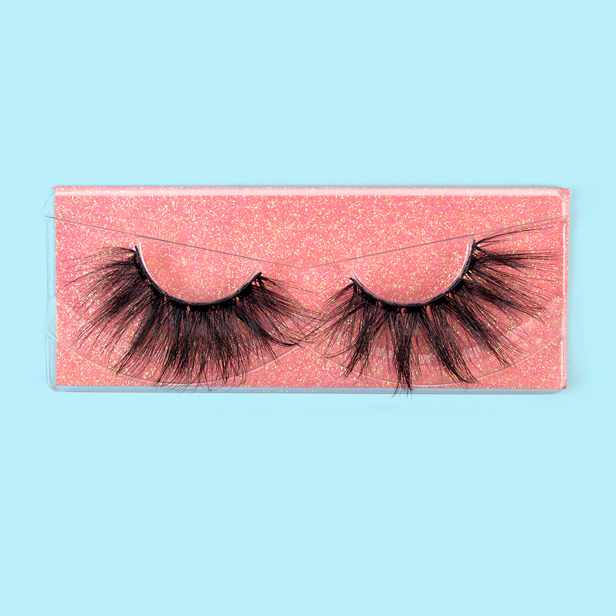 Christmas Single Pair Set, Dense And Long Cross-style False Eyelashes Hm-18