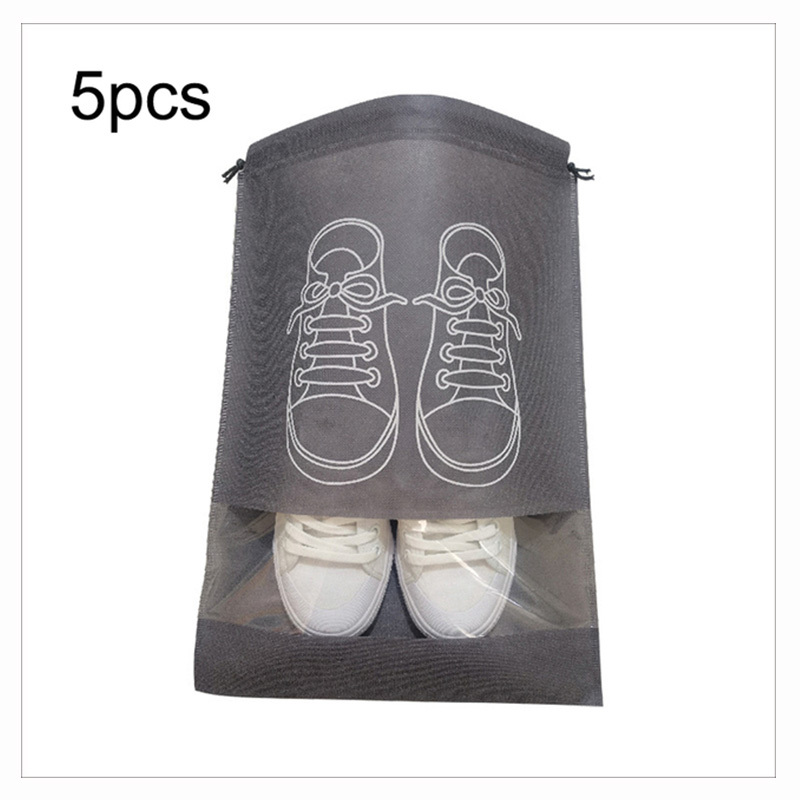 Bolsas de zapatos de viaje para mujer, bolsas de zapatos con cubierta a  prueba de polvo, no tejidas, para almacenamiento de zapatos