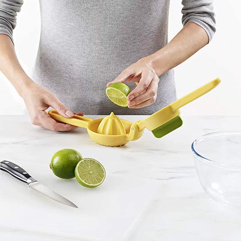 Exprimidor de frutas manual de plástico exprimidor de limón
