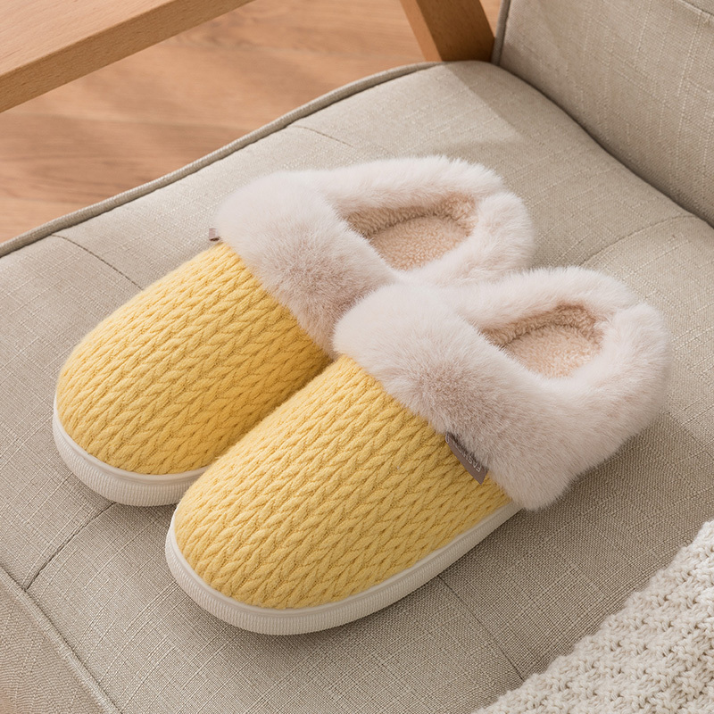 Womens Slippers Comfort Fluffy Fuzzy Slip on House Slippers Closed Toe  Indoor Outdoor Non-Slip