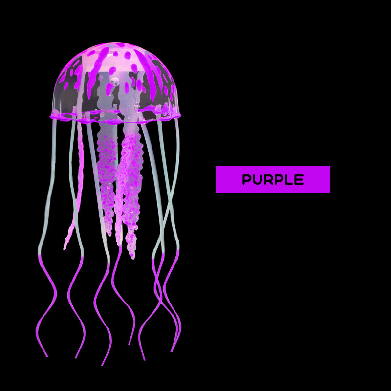 Aquarium Ornament Artificial Swim Glowing Effect Jellyfish For Fish Tank  Luminous Ornament - Pet Supplies - Temu