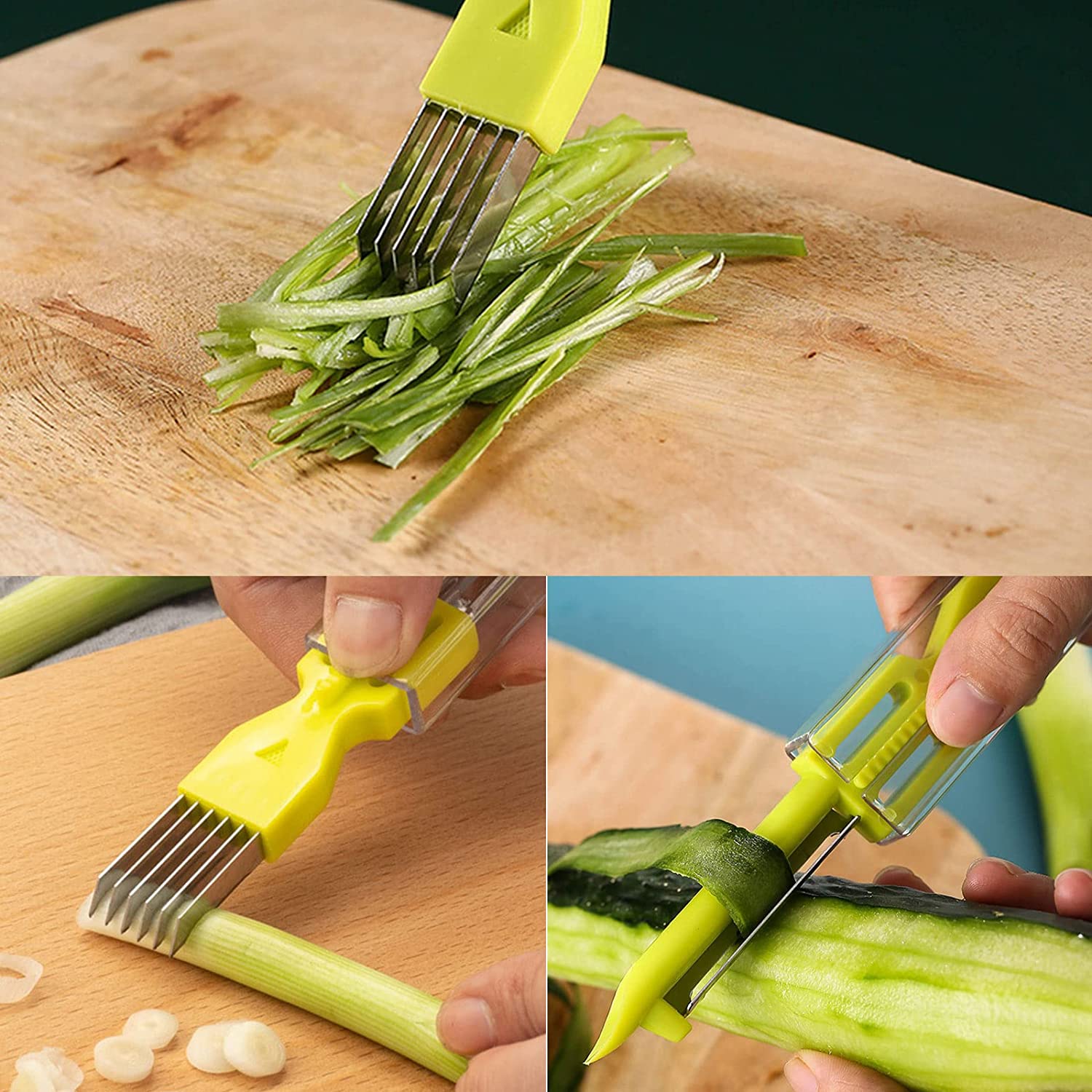 1pc, Scallion Slicer, Onion Slicer, Green Onion Shredder, Plum Blossom  Scallion Shredder, Scallion Cutter, Creative Vegetable Slicer, Kitchen  Stuff, K