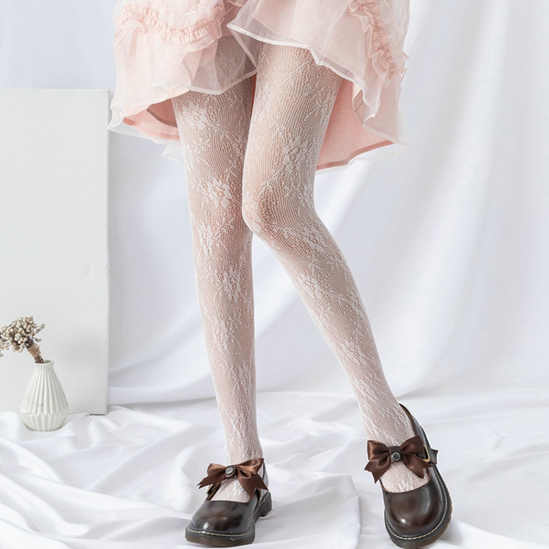Lolita Lace Fishnet Stockings Pantyhose Retro Slim Fit, Super
