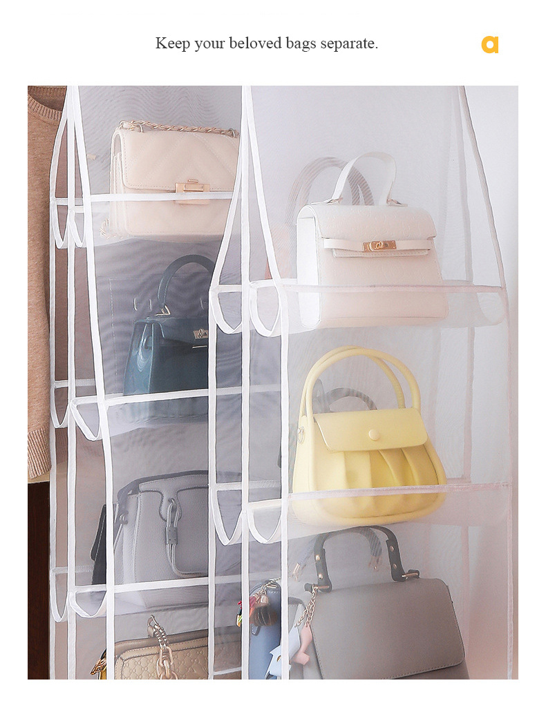 Hanging Purse Organizer For Closet 4 Layers Wardrobe Space - Temu