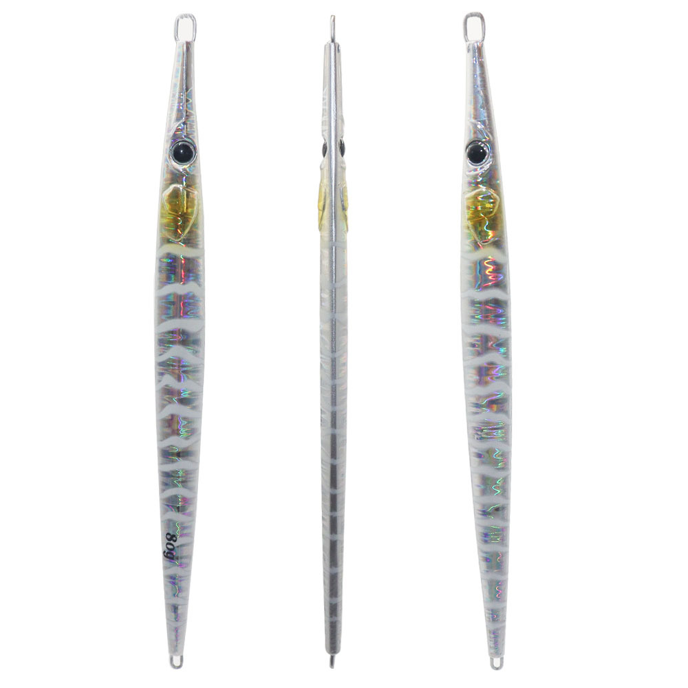 OKJHFD 2Pcs Metal Sea Fishing Lure Soft Bait Saltwater Artificial