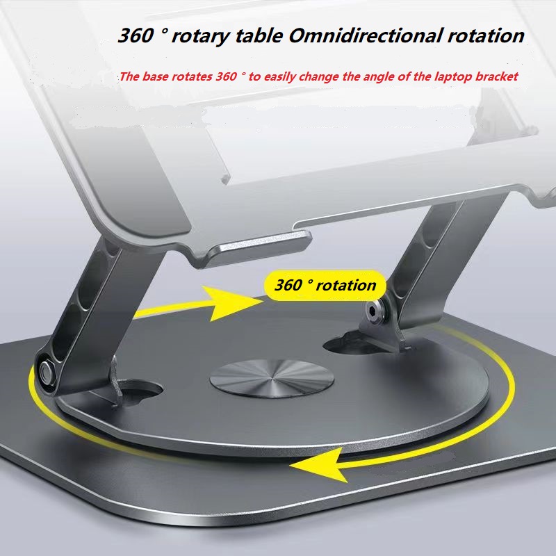 360 degree Rotatable Laptop Stand Dual axis Rotating Folding - Temu
