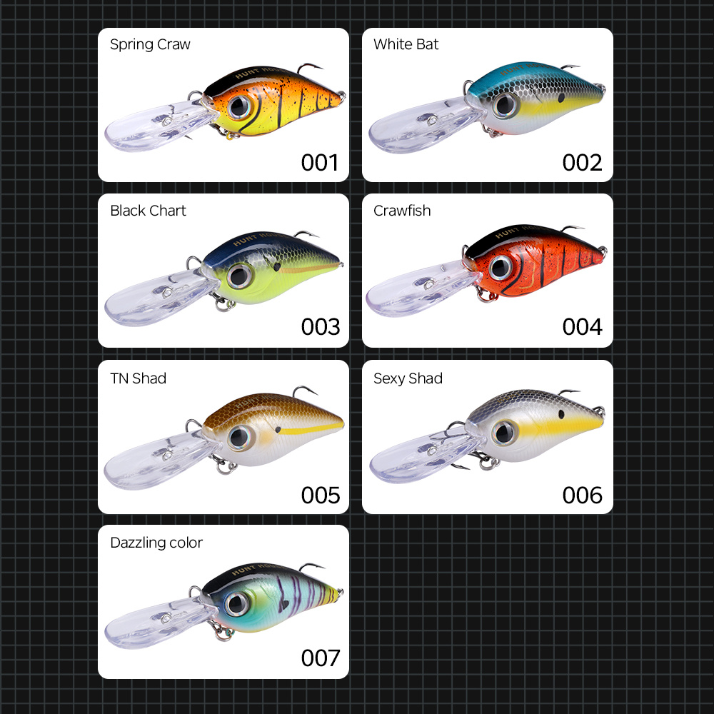 Hunthouse Crankbait Fishing Lure: Catch Seabass Long Lip - Temu Australia