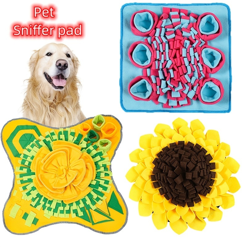 Pet Snuffle Pad For Dogs, Interactive Dog Puzzle Food Mat For Food Slow  Feeding, Non-slip Hide And Seek Enrichment Dog Toy For Training Foraging  Skills - Temu