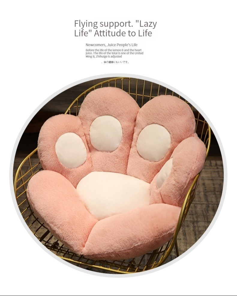 Lazy Sofa Cat Paw Shape Seat Cushion Pillow Indoor Outdoor