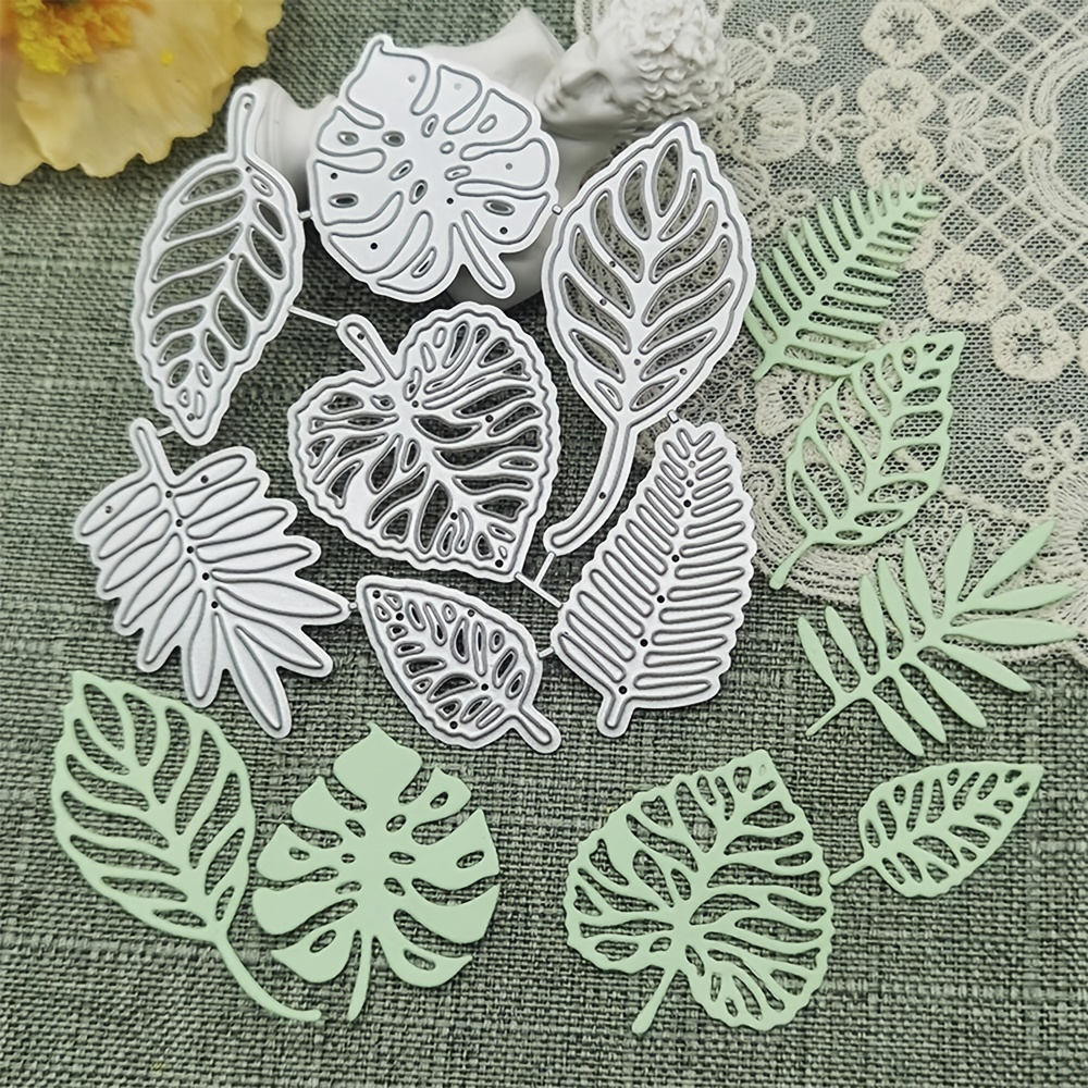 

Leaf 7 Cutting Dies For Diy Scrapbooking, Papercutting, Greeting Cards - Metal Embossing Knife Mold Punch Stencil Decorative Crafts