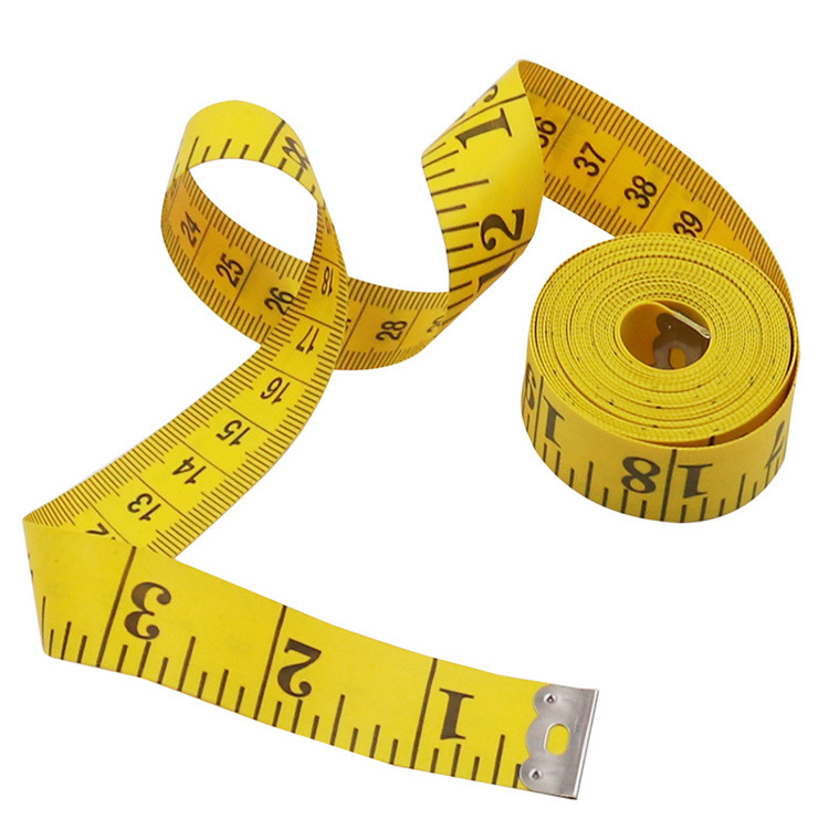 1 Adhesive Cloth Ruler Tape: 7 yds - Yellow