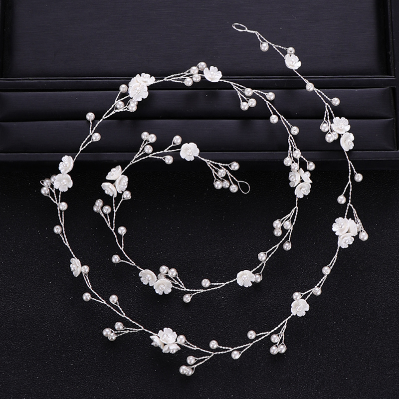 Handmade Bridal Headband With Floral Vibes, A Decorative Accessory For The Wedding