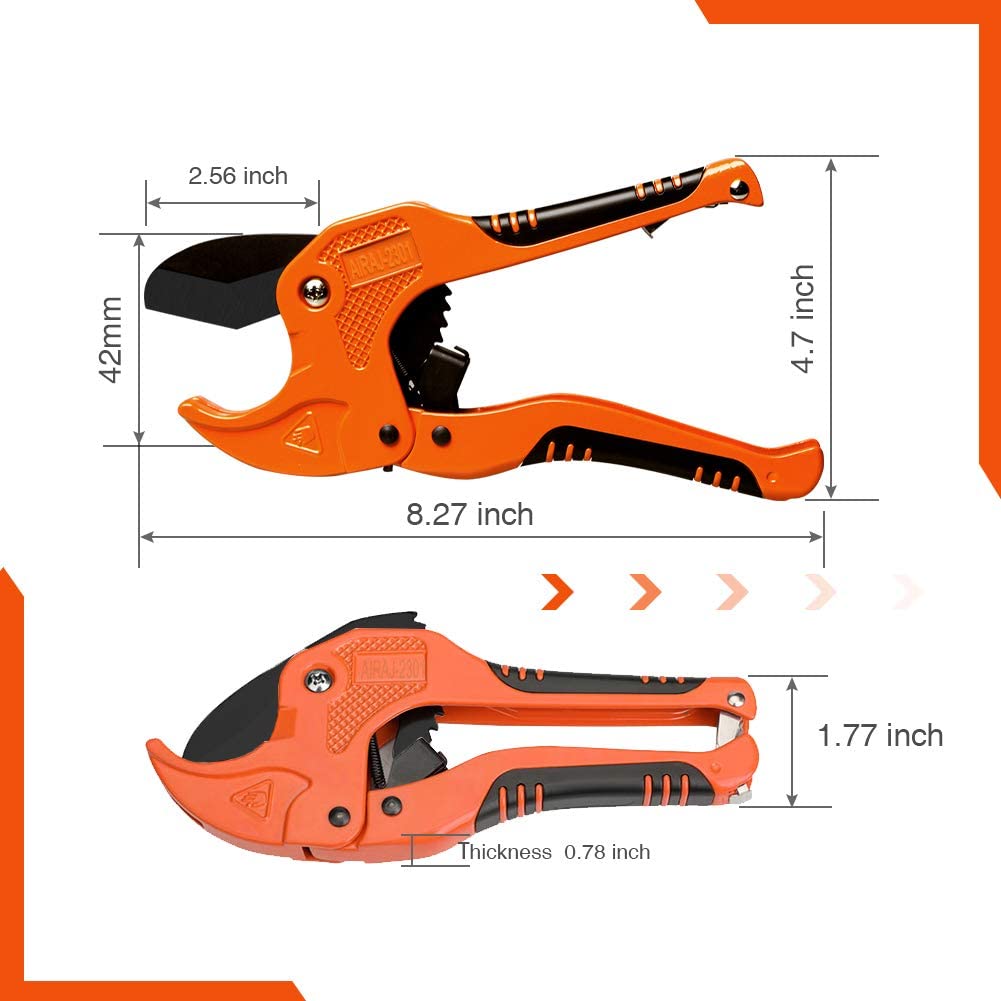 Airaj Pvc Cutting Ratchet Type Of Pipe Cutting Machine For Cutting Pvc