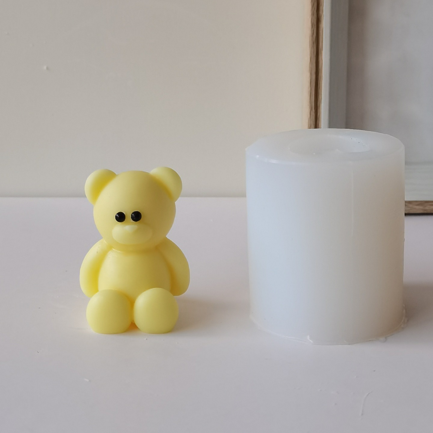 1pc Sitting Teddy Bear Silicone Candle Mold Handmade Incense - Temu