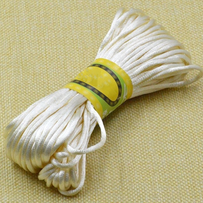  TEHAUX 30Pcs DIY Jewelry Rope Bracelet Cord 1mm Nylon