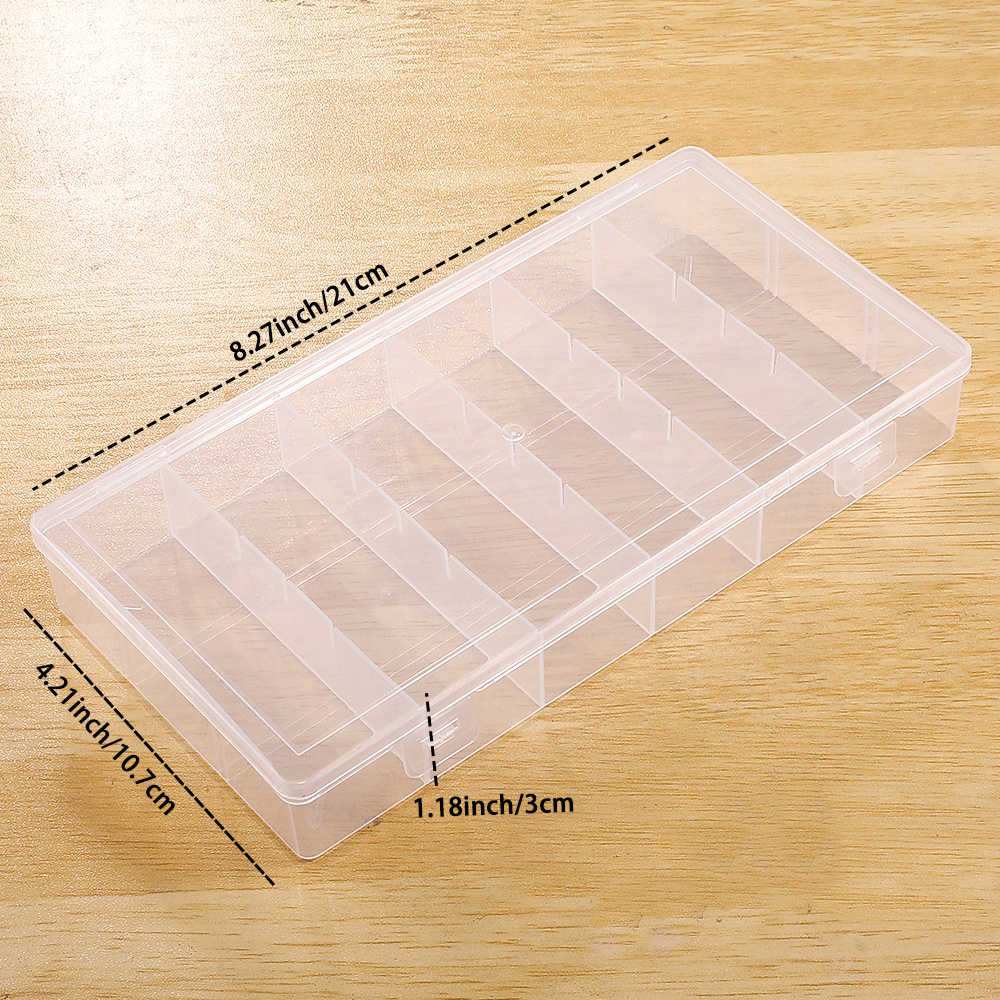 Practical 6 Grids Compartment Plastic Storage Box Check Out Today's