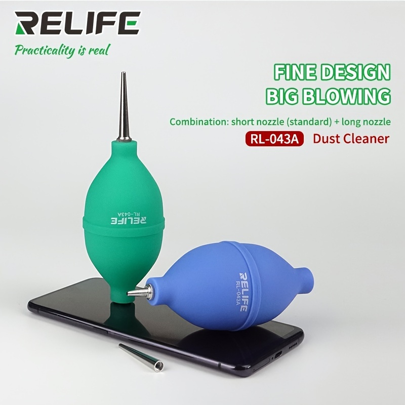 

Rl-043a 2 In 1 Phone Repair Dust Cleaner Air Blower Ball Cleaning Pen For Phone Pcb Pc Keyboard Dust Removing Camera Lens Cleaning Air Ball