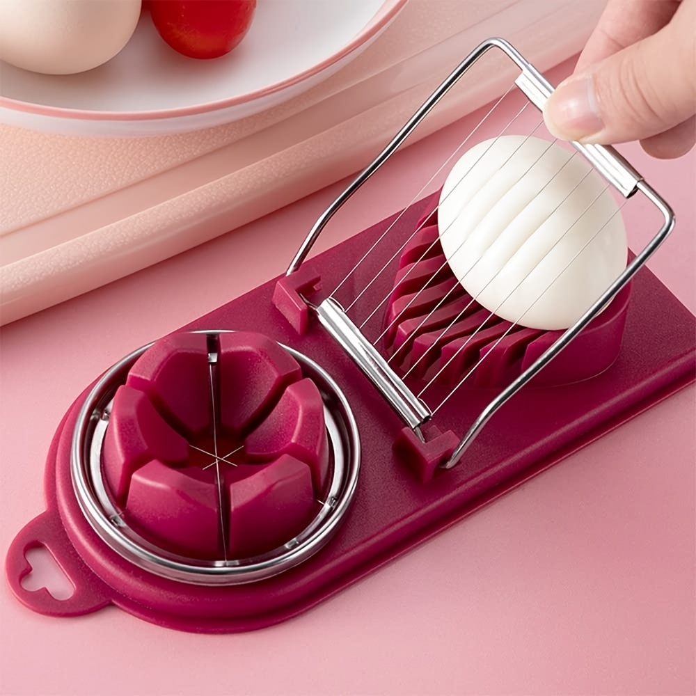 Egg Slicer for Hard Boiled Eggs Sturdy Cutter Tool ABS Body with