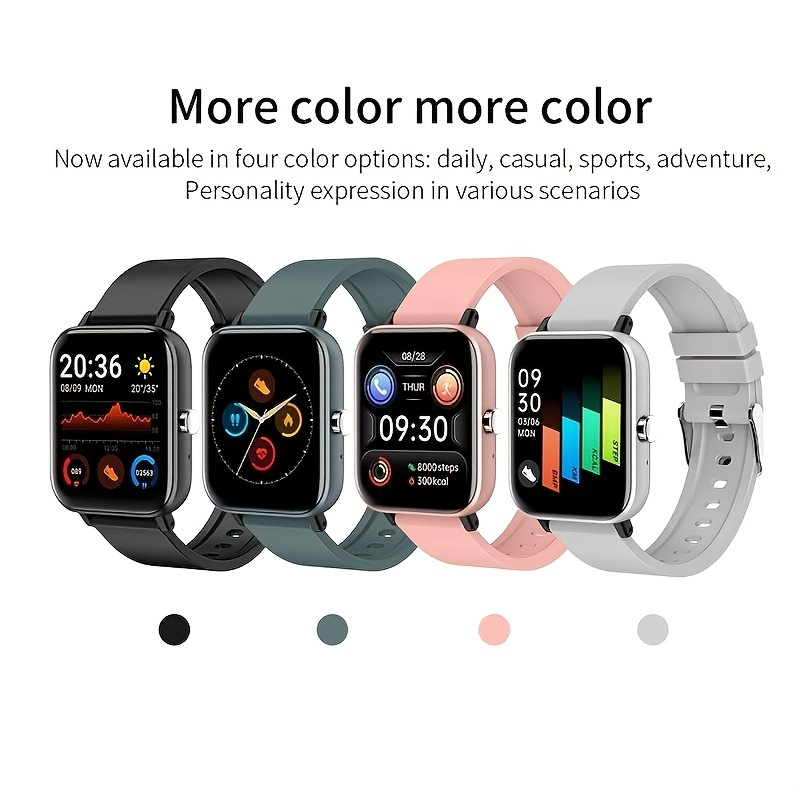 Smart Watch, Sports Bracelet, Wireless Call Pedometer, Heart Rate ...